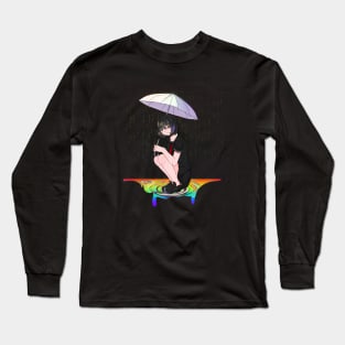 Raining Rainbow Long Sleeve T-Shirt